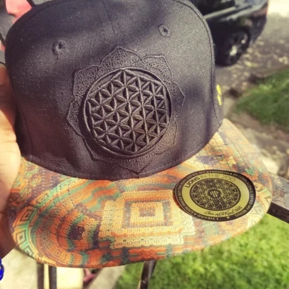 Flower Of Life Snapback Heady Festival Clothing - Picture 2 of 2